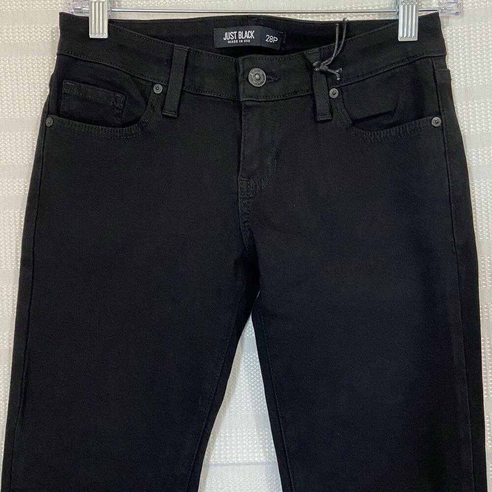 JUST BLACK DENIM WOMEN JEANS 28P STRETCHY SKINNY IN DARK DENIM WOMENS/JUNIORS